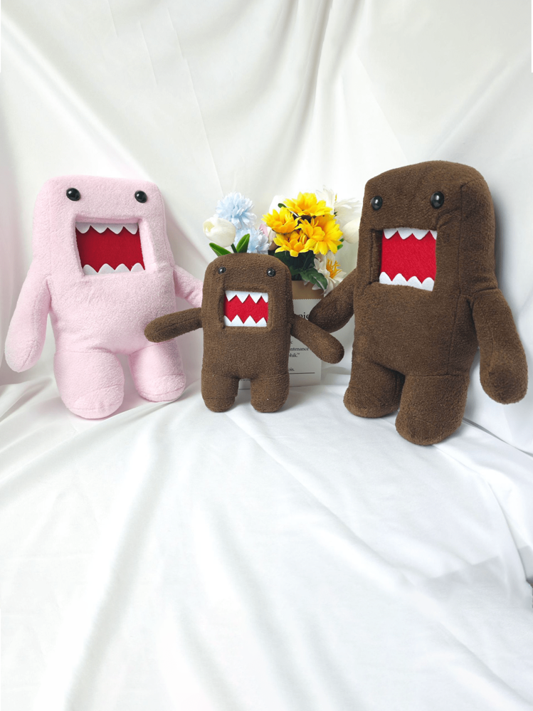 どーもくん アメリカ ぬいぐるみ ピンク Domo どーもくん ビニール