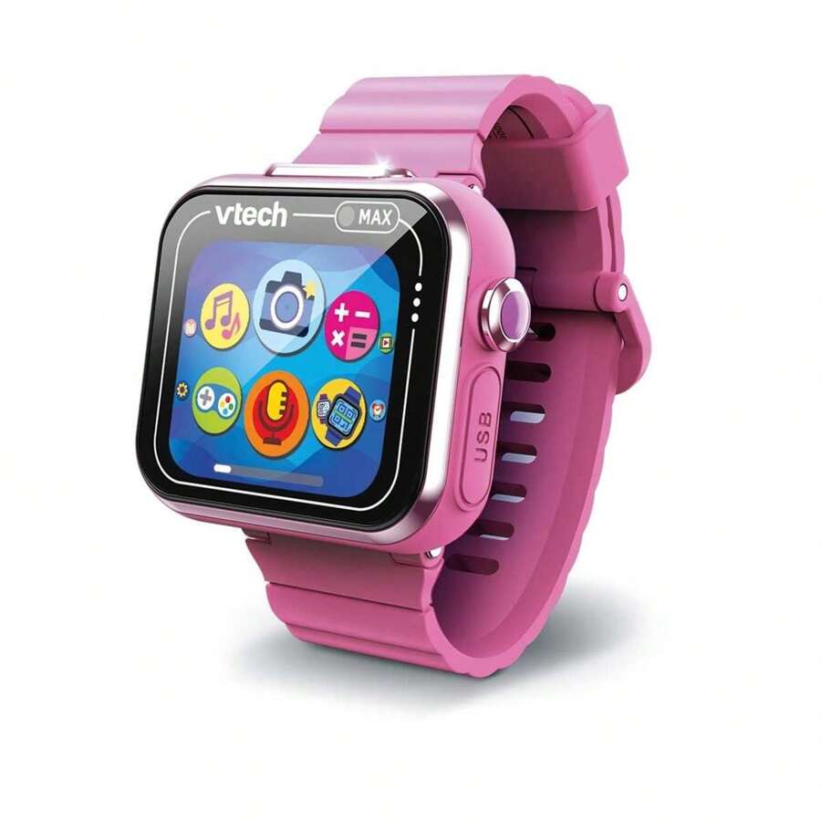 Reloj interactivo Kidizoom Smartwatch Max color rosa Pantalla Tactil.Fotos,Selfies,Videos,grabadora,juegos.. 256 Mb. ✅ Entrega 24/48h a España (península) - Relojes y Ordenadores - Vtech - Ref. 80-531657 - Ver 1