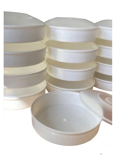 Tortillero de plástico con tapa 10 piezas