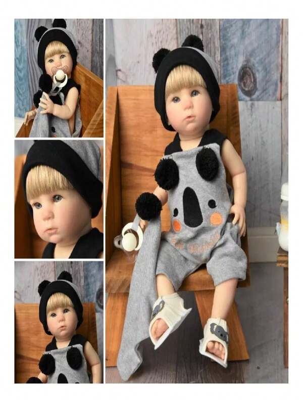 Bebe Reborn Menino Loiro Loirinho Silicone Realista Mundo Brinquedos