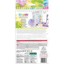 Álbum Creations Diseño de Moda, crea tus propios diseños 15x28 cm - Juegos de Dibujar y Pintar - Crayola - Ref. 04-0476 - Multicolor - Ver 3