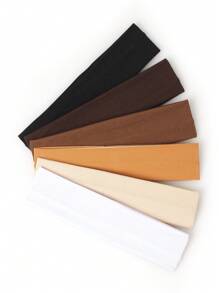 6 piezas Diademas planas de colores caramelo de moda para mujer para uso casual, accesorios para el cabello para mujer, otoño, viaje, herramientas para el cabello, accesorios para el cabello, accesorios de belleza, regalos, regalos para mujer, rellenos de calcetines