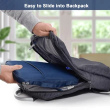 Étui de protection pour tablette / étui de transport pour iPad, Kindle, compatible avec Samsung Galaxy et tablettes Android, étanche avec poignée et poche avant (bleu)