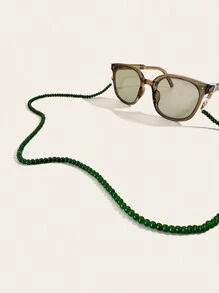 Correa para gafas de alta densidad de cristal de colores de moda, anti-pérdida, cadena para gafas de sol y gafas antideslizante, soporte para gafas, accesorios de gafas para mujeres