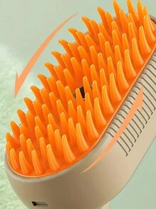1pc Pet Automatic Spraying Shedding, Anti-Static & Massage Comb, For Cats And Dogs Grooming