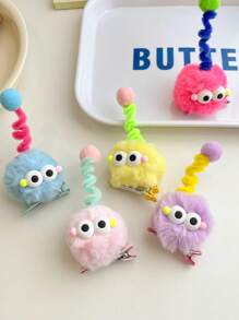 5 szt. wielokolorowych, uroczych spinek do włosów 3D Twist, zabawne akcesoria do włosów dla dziewczynek, festiwale, imprezy, prezenty