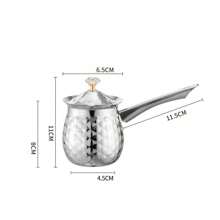 Stainless Steel Coffee Pot With Handle And Pointed Spout For Latte Art, Milk Frothing Pitcher, Milk Frother Cup, Latte Art Jug School Supplies Back To School - Multicolor - View 19