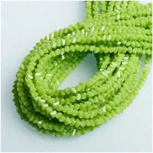 120pcs Triangle Austrian Crystal Glass Beads Spacer Loose Beads For Jewelry Making Bracelets & Bangles Necklace DIY 4mm