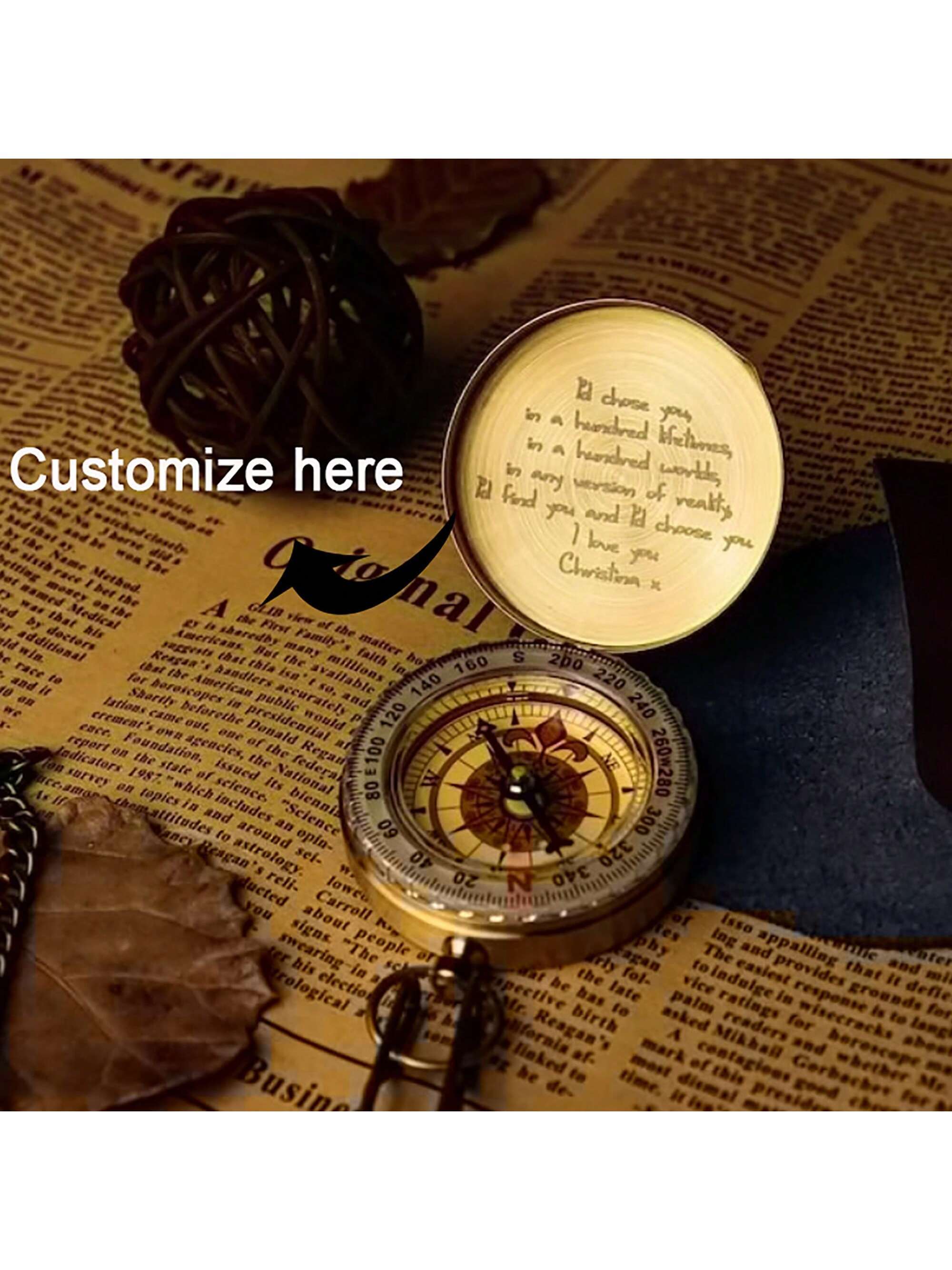 بوصلة نحاسية محفورة مخصصة مع خط اليد |هدية بوصلة العمل المخصصة للأصدقاء له |هدية حفل زفاف عيد ميلاد الذكرى السنوية ، الذهب ، الأنيقة ، الملونة ، عتيقة ، للجنسين ، محب ، بسيطة ، عارضة ، مخصصة ، مخصصة ، فريدة من نوعها ، هدايا مثالية له ، هدايا مثالية لها ، لها ، صديقها ، والد ، أمي ، أمي ، العائلة ، الأصدقاء ، للاحتفالات السنوية ، لأعياد الميلاد ، للحفائية ، للحفلة ، النساء المجوهرات الأنيقة ، والخطوات الأنيقة ، | مقاس: داخل النقش