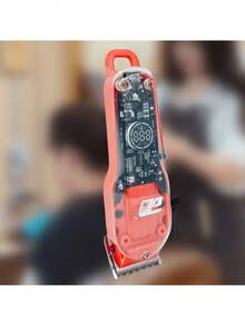 FD Hair Clipper Cortadora de pelo transparente inalámbrica profesional para peluquería Afeitadora recargable eléctrica USB Máquina de doble litro, transparente con pantalla LCD, Máquina de corte de cabello eléctrica para hombre y mujer - Multicolor - Ver 7