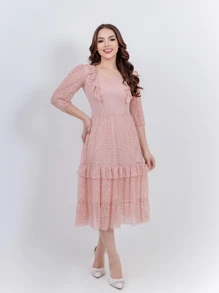 Women Dresses - Rosa - 查看 3