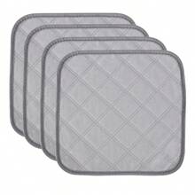 4入組可洗洗豬籠墊，可重複使用的防水高吸水性垫子，適用於刺蝟、兔子、倉鼠，防滑尿布- 12" X 12"