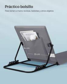 SONGMICS Desk And Chair Set - Xám - Xem 4