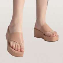 Women Platforms & Wedge Sandals - Beige - View 3