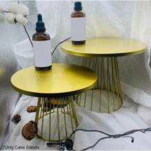 1 Pc/2 Pcs Metal Wedding Dessert Table Decoration Stand - Elegant Cake Snack Tray Shelf For Birthday Party And Wedding Decor,Kitchen,Christmas Gift