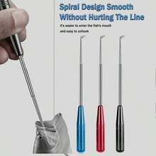 1 Dụng cụ gỡ lưỡi sâu bằng thép không gỉ, Dụng cụ nhổ lưỡi câu đa chức năng - Nhiều màu - Xem 5