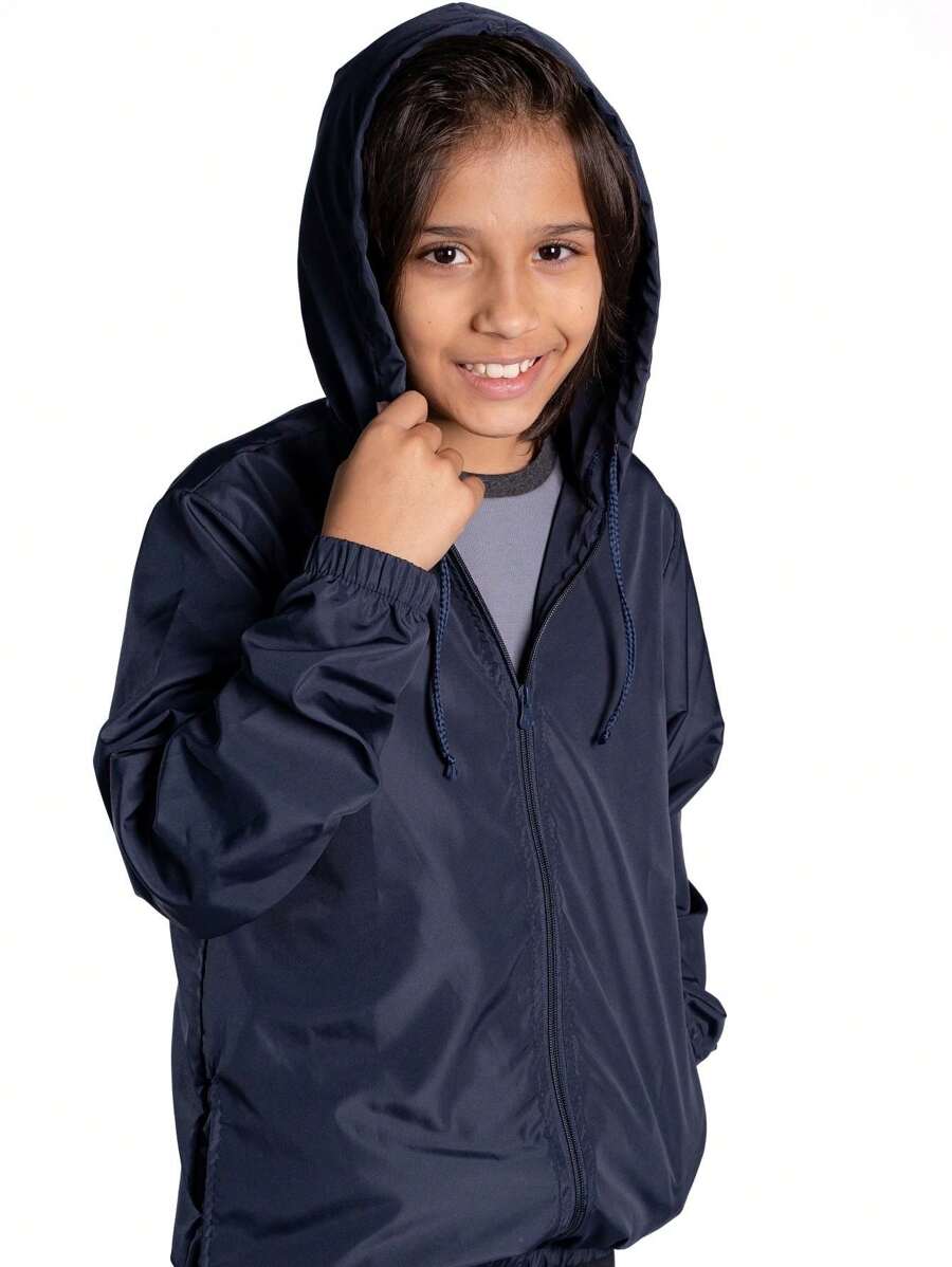 Tween Girls Jackets - 藏蓝色 - 查看 1