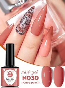 XEIJAYI XEIJAYI 6Pcs 7.3Ml Nail Gel Polish Set UV LED Soak Off Gel Polish: Get Creative With Colorful Mousse Gel Nail Polish For Home Salon Nail Art DIY For