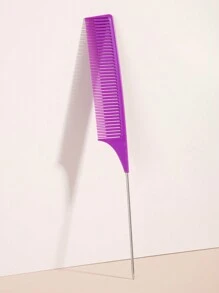 WANMEI 1pc Professional Hairdressing Comb, Salon Styling Comb, Anti-Static Pointed Tail Comb, Precision Sectioning Comb, Teasing Comb, Ideal For Hairstyling, Salon, Travel - Pink - View 11