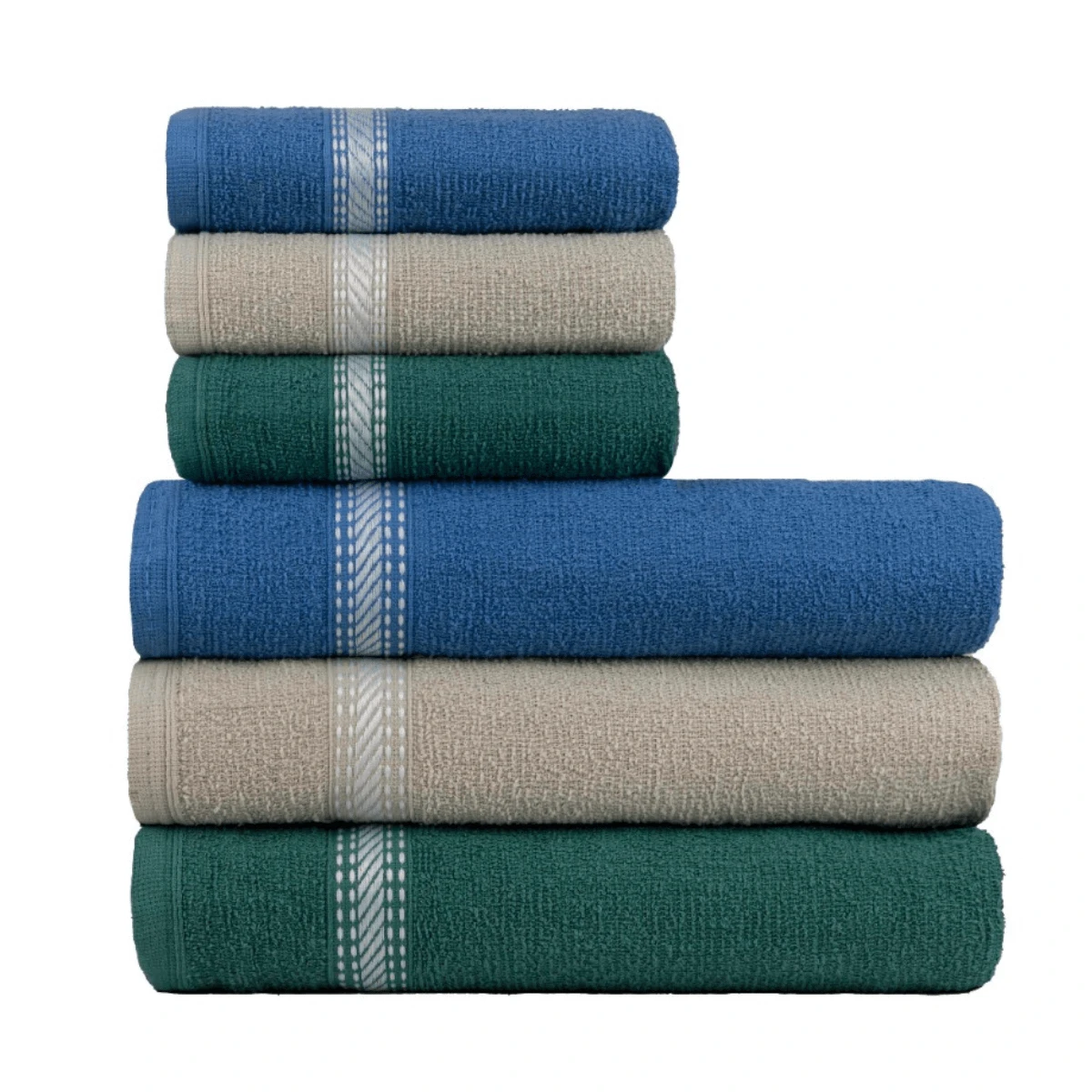 Bath Towels - 藍色 - 查看 1
