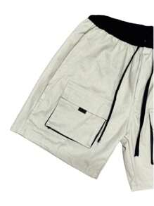 Men Shorts - 灰色 - 查看 3