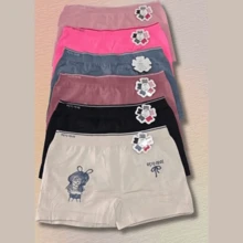 6 Pz Suaves y Comodos Boxer Para Mujer Braguitas Diferentes Diseños Colores BEAUTY-LEODY - Multicolor - Ver 2