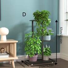 3/4/6/7/8 warstw Żelazny uchwyt Świecący stojak na rośliny do przechowywania kwiatów Półka na doniczki Organizer Dekoracja domu i ogrodu - Wielokolorowe - Zobacz 3