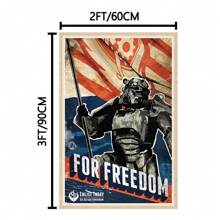 1pc,Fallout Poster Flag Polyester Printing Game Soldier Flag Banner Room Decor - Multicolor - View 6