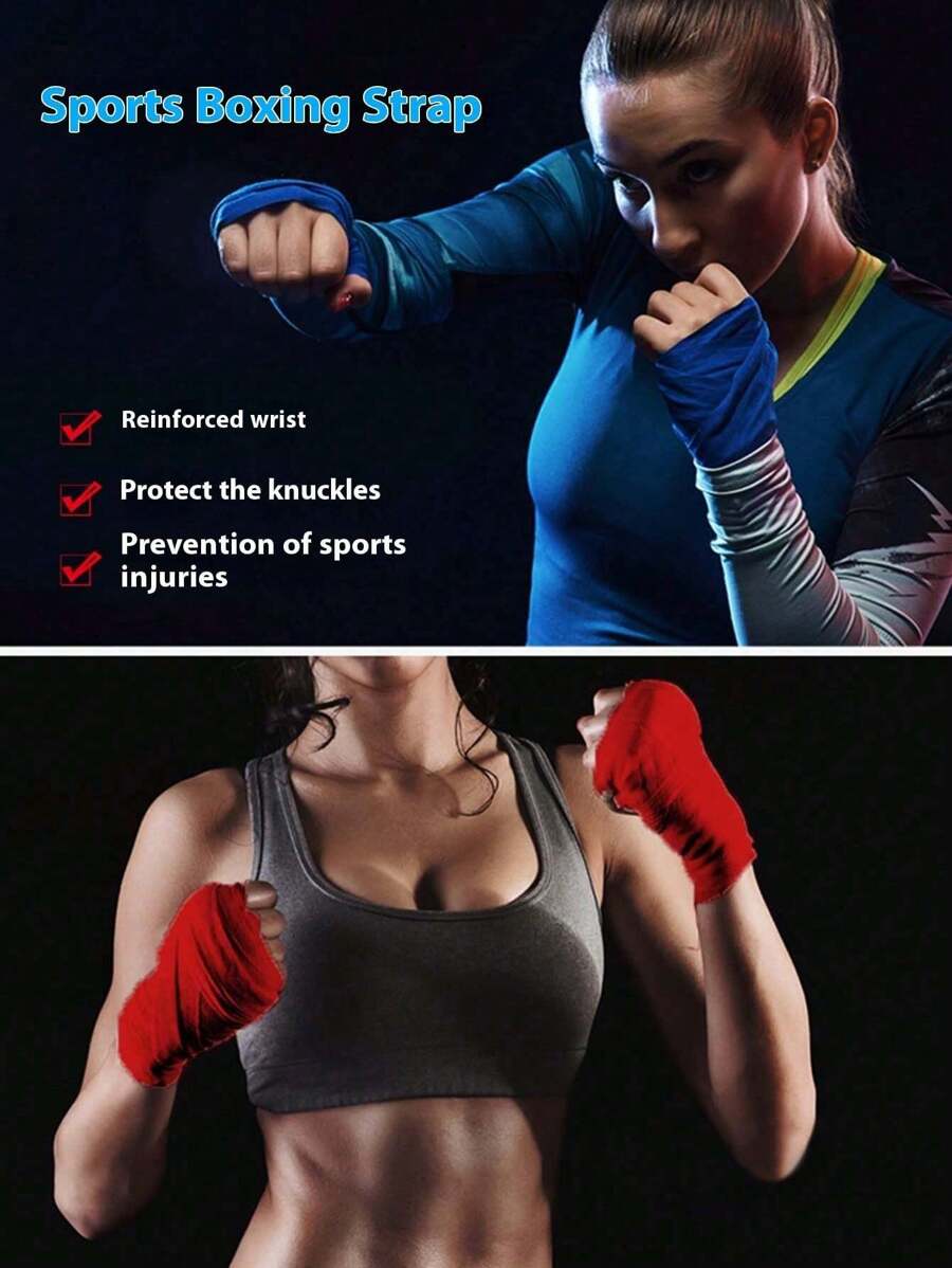 Boxing Wraps, Elastic Hand Wraps For Muay Thai, MMA, Kickboxing
