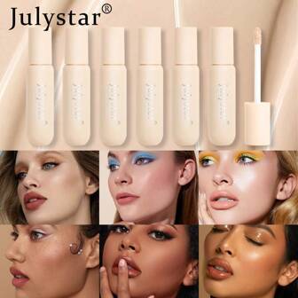 Julystar 10毫升保濕遮瑕,1入組持久不易脫妝臉部化妝產品