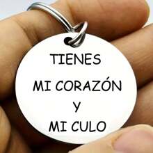 1 件特别钥匙扣，适合我的伴侣，情人节礼物，情人节礼物的理想选择，汽车配件包饰学院风可爱哥特式 Y2k 包饰挂绳，带身份证夹，汽车配件包饰 - 銀色 - 查看 2