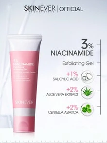 Kem Tẩy Tế Bào Chết SKINEVER Niacinamide 55ml Ống Đơn Làm Mềm Tế Bào Chết Sửa Chữa Và Làm Sáng Da Thích hợp cho mọi loại da Đặc biệt dành cho da hỗn hợp/da dầu SE003 - Trong sáng - Xem 4