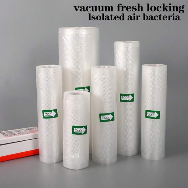 1 rouleau de sacs pour machine à emballer sous vide, sacs d'emballage sous vide réutilisables pour la préparation des repas et la cuisson sous vide, fournitures de cuisine pour la maison, le stockage, l'organisation de la cuisine, les articles de cuisine, la décoration de la pièce, la décoration de la maison, pour l'extérieur, le camping