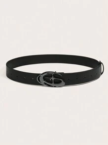 1 pièce Ceinture rétro de style INS avec design étoilé 3D et boucle noire unique, à porter avec des jeans, pantalons, jupes courtes, robes, shorts, etc. Adapté pour l'été, l'école