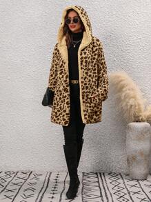 Women Winter Coats - 杏色 - 查看 3