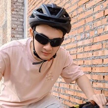 戶外運動自行車太陽眼鏡，防爆、防風、防沙、防眩光 - 黑色 - 查看 2