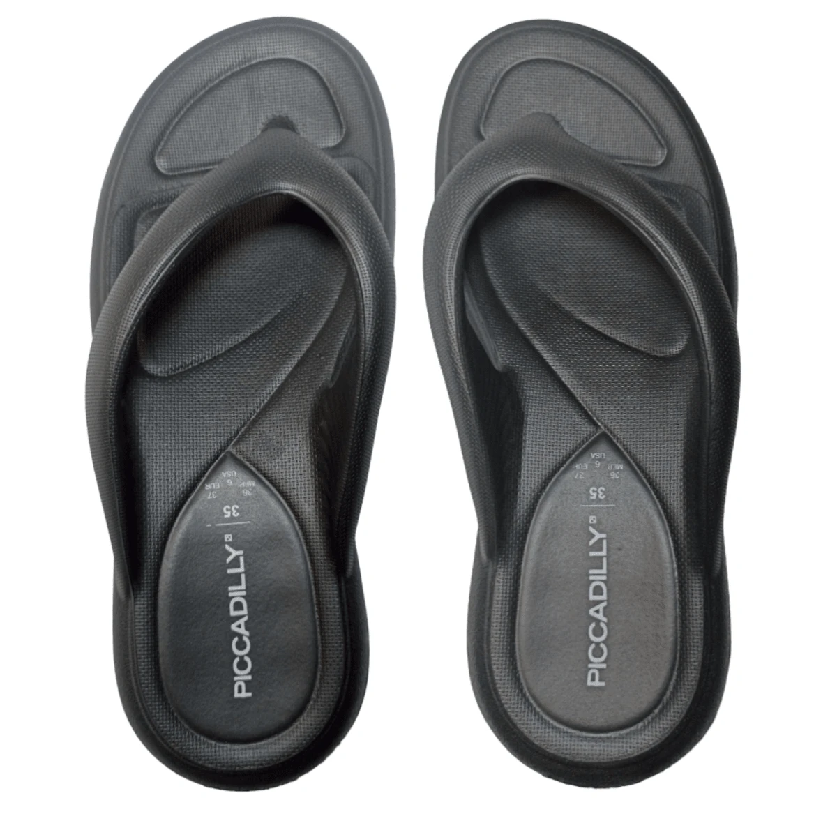 Women Flip-Flops - 黑色 - 查看 1