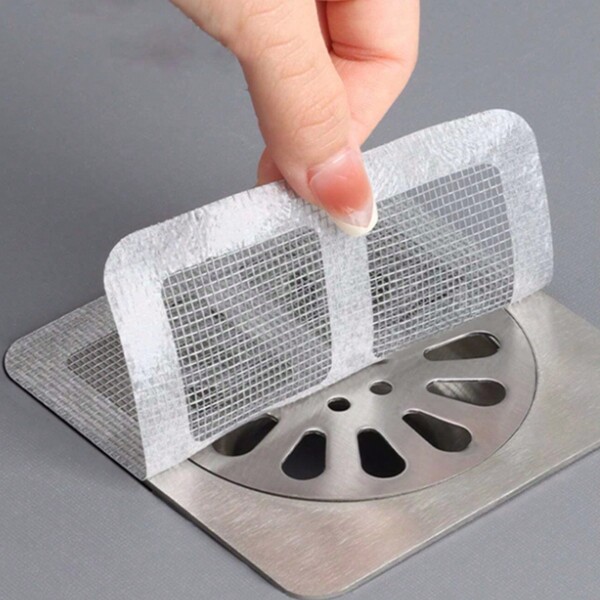 3/6/12/20pcs Drain Strainer Cover For Hair Stopper, Anti-Fly Silicone Filter Net, Household Bathroom Cockroach & Odor Prevention Tool Back To School