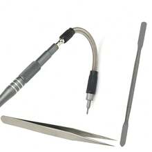 1Pc 128 In 1 Precision Screwdriver Set, Magnetic Driver Kit With Flexible Shaft, Professional Magnetic Repair Tool Kit For Computer, Laptop,  ,Game Console, Men Tools Gift - Grey - View 4