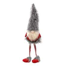 Something Different Dangly Legs Christmas Gonk (Grey/Red) - Grey - View 1