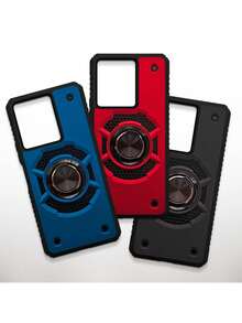 Funda Uso Rudo Para Honor Magic 5 Lite con Anillo Capitán + Mica - Negro - Ver 5