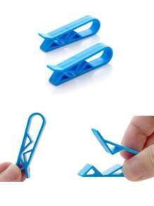 20/50pcs Garbage Can Clip Clamp Ring, For Fixing Trash Bags And Preventing Slipping - Multicolor - View 14