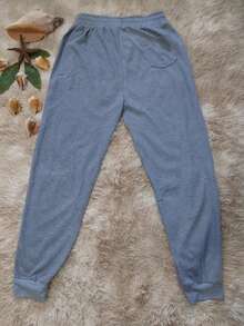 Men Pants - 灰色 - 查看 2