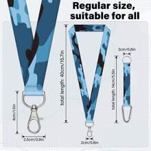 1 Set Simple Tri-Fold Children Wallet With Lanyard, Gift For Boys And Girls, Suitable For Daily Use - Multicolor - View 4