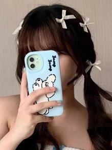 30件組女款髮飾蝴蝶結髮夾 時尚甜美可愛優雅蕾絲芭蕾風 Y2K仙女蝴蝶結髮夾 - 彩色 - 查看 7
