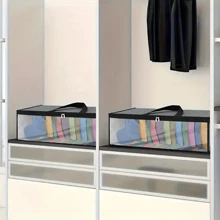 1pc Cap Storage Bag With Handle, Outdoor Camping Portable Storage Organizer, Cap Holder With Large Capacity And Space-Saving Design - Multicolor - View 4