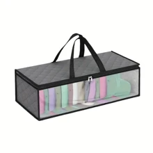 1pc Cap Storage Bag With Handle, Outdoor Camping Portable Storage Organizer, Cap Holder With Large Capacity And Space-Saving Design - Multicolor - View 6