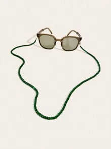Correa para gafas de alta densidad de cristal de colores de moda, anti-pérdida, cadena para gafas de sol y gafas antideslizante, soporte para gafas, accesorios de gafas para mujeres