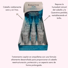 Keractive Pure Tratamiento Capilar Nutrapel 12 Ampolletas 15 ml c/u - Agua verde azul - Ver 2