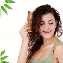 1 件/3 件竹木酒店一次性组合木梳，女士旅行便携 - 彩色 - 查看 5